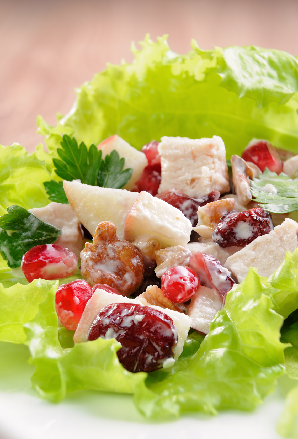 Cranberry Chicken Salad for Protein and Fiber Get RIPPED!® by Jari Love
